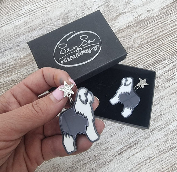 PENDIENTES METACRILATO - BOBTAIL